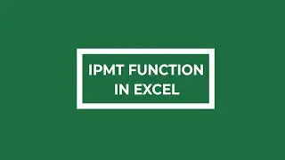 IPMT Function in Excel