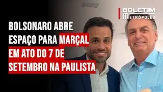 Bolsonaro abre espaço para Marçal em ato do 7 de Setembro na Paulista