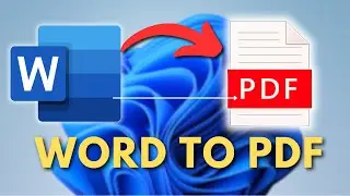 How to Convert Word to PDF in PC