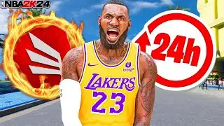 I played as LEBRON JAMES for 24 HOURS on NBA 2K24!