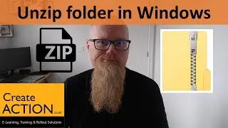 How to Unzip a file in Windows in under 1 minute