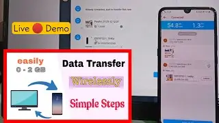 Share File Videos & Photos Phone To PC (Wirelessly) | PC To Phone | Mobile To Phone || Apkd Videos