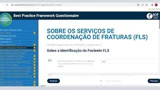 Tutorial passo a passo para preencher o formulario on-line de Melhores Práticas Capture The Fracture
