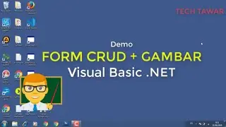 VB .NET Form Input Edit Delete ( CRUD ) Plus Gambar