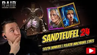 Raid Shadow Legends Sandteufel 24 | 100% WINRATE | Aniri & Ninja Solo | Relativ machbare Werte