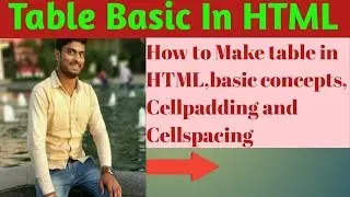 how to make table in html using sublime || how to use cellspacing and cellpadding by mind touch tech