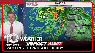 Tropical Storm Debbys heavy rain, surge floods parts of Tampa Bay area | 9 p.m. Sunday