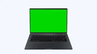 Laptop Green Screen Animation Video