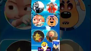 Cartoon Cat, Vlad and Niki, Cocomelon, Sheriff Labrador Exe, Pikachu, Baby Boss Tiles Hop Part 315