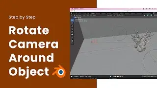 How to Rotate Camera Around Object in Blender | Animation | Blender Tutorials