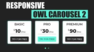 Responsive JS Slider With Owl Carousel 2 Plugin