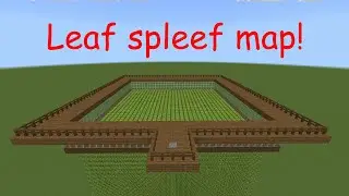 How to make leaf spleef in minecraft