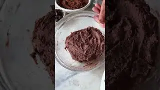 *NO OVEN & NO MOULD* CHOCOLATE BUTTER COOKIES #shorts