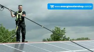 Limpeza de placa solar | Equipamento para Limpeza de Painéis Solares