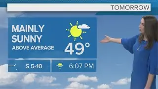Cleveland weather: Mainly sunny on Tuesday with milder temps in the upper 40s