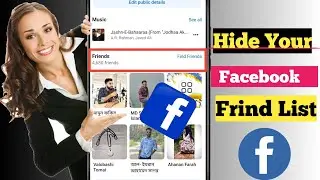 How to Hide Facebook Friends List ( 2024 )in Mobile | Facebook Frind Hide Kre [ 2024]