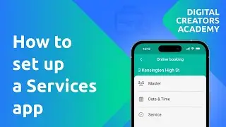 How to set up a Small business app (services app) at Andromo.