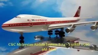 ✈ C&C Malaysian Airline System B 747-236BSF, 9M-MHI, 1:500✈