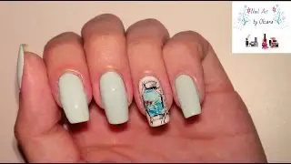 Морской маникюр. Кусочек моря | Sea Nails Tutorial