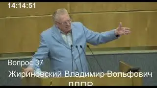 Жириновский выступил в Госдуме 