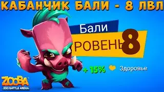 КАЧАЕМ 8 УРОВЕНЬ - КАБАН БАЛИ В ИГРЕ ZOOBA