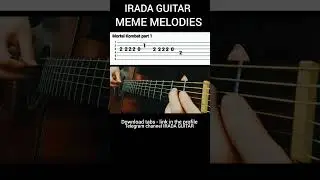 Meme melody on guitar - Mortal Kombat EASY TABS