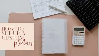 How To Setup A Half Letter Discbound Planner | Customize Agenda