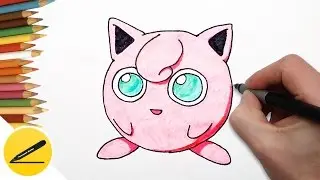 How to Draw Pokemon Jigglypuff | Draw Jigglypuff, step by step