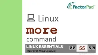 Linux more command summary with examples