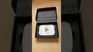 YouTube New Silver Icon Award Unboxing