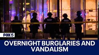 DC police boost presence after overnight burglaries and vandalism