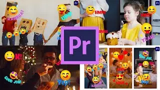 Text Emoji Animated Premiere Pro Template