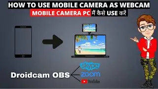 how to use mobile camera as webcam in OBS