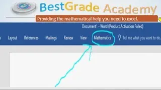 How to install Microsoft Mathematics Add-in and Activate the Mathematics tab in Word