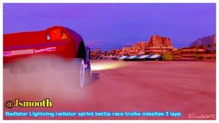 Cars 2 The Video Game | Radiator Lightning - Battle Race (Troika Missiles) | Radiator Sprint 3 Laps