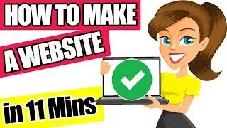 HOW TO MAKE A WEBSITE in 11 MINS ✅ [QUICK & EASY] 😍