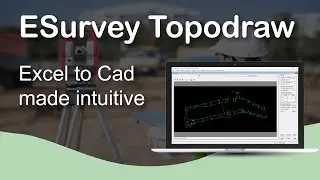 Import Survey Data into CAD Package by ESurveying Softech