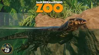 Building a Water Monitor Habitat in Franchise Mode! | San Bernardino Zoo | Planet Zoo