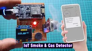 IoT Smoke & Gas Detector using ESP8266 & Blynk 2.0