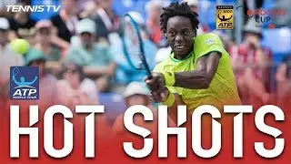 Gael Monfils Saves Montreal Match Points With Hot Shots