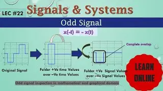 Odd Signal : All you need to know  about odd signals in Signals and Systems