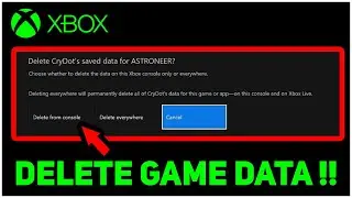 Xbox Series X/S How to DELETE Game Data!