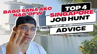 4 Best Singapore Job Hunt Tips I Wish Na Nalaman Ko Bago Mag Apply ng Trabaho | francis alex