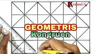 🔴Mudah Sekali Cara Menggambar Ragam Hias Geometris | KONGRUEN