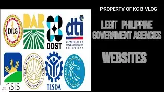 LEGIT /OFFICIAL PH GOVERNMENT  AGENCIES  WEBSITES