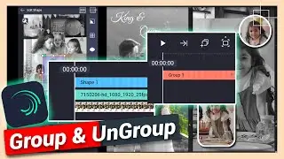 Group and Ungroup Layers | Alight Motion Tutorial