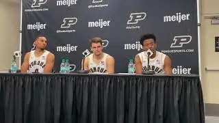 Purdue vs Yale - Purdue Basketball Player Post Game Interviews