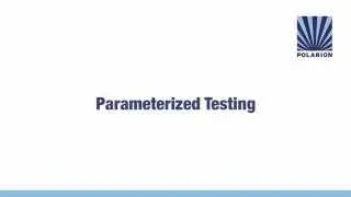 Parameterized Testing