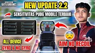 🔥BEST PUBG MOBILE SENSITIVITY ! New Gyro Sensitivitas Ryzen 2022 | Latest Update 2.2 - Pubgm / Bgmi
