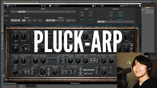 Knif Audio Knifonium - Pluck-Arp Demonstration with Matthew Wang